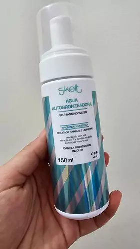 Foto de teste Skelt Água Autobronzeadora
