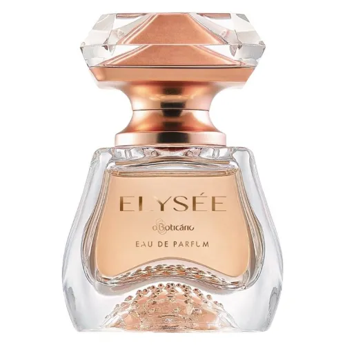 Perfume nacional feminino com frasco pequeno e quadrado com tampa rosa
